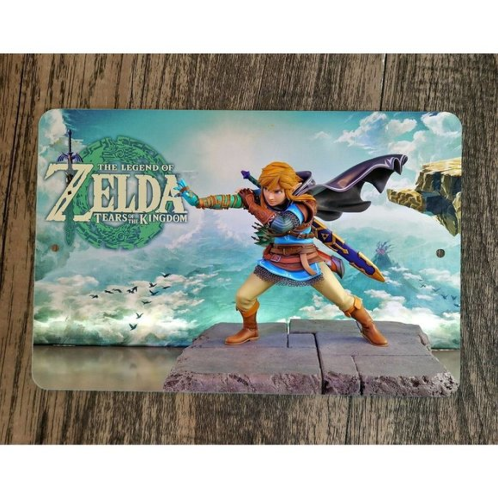 Tears of the Legend of Kingdom‎ Zelda 8x12 Metal Wall Sign Video Game Poster